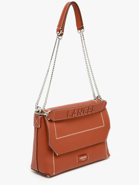 Cross Body Tas Ninon Leder Lancel Bruin ninon A13782 ander zicht 1